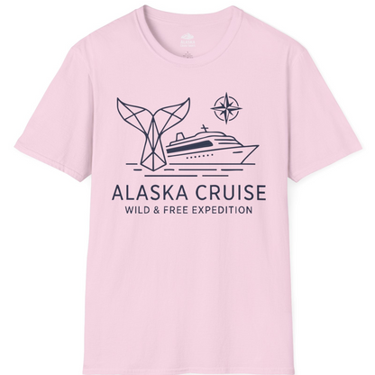 Alaska Cruise Shirt T-Shirt – Light Pink – Alaska Cruise Shirts