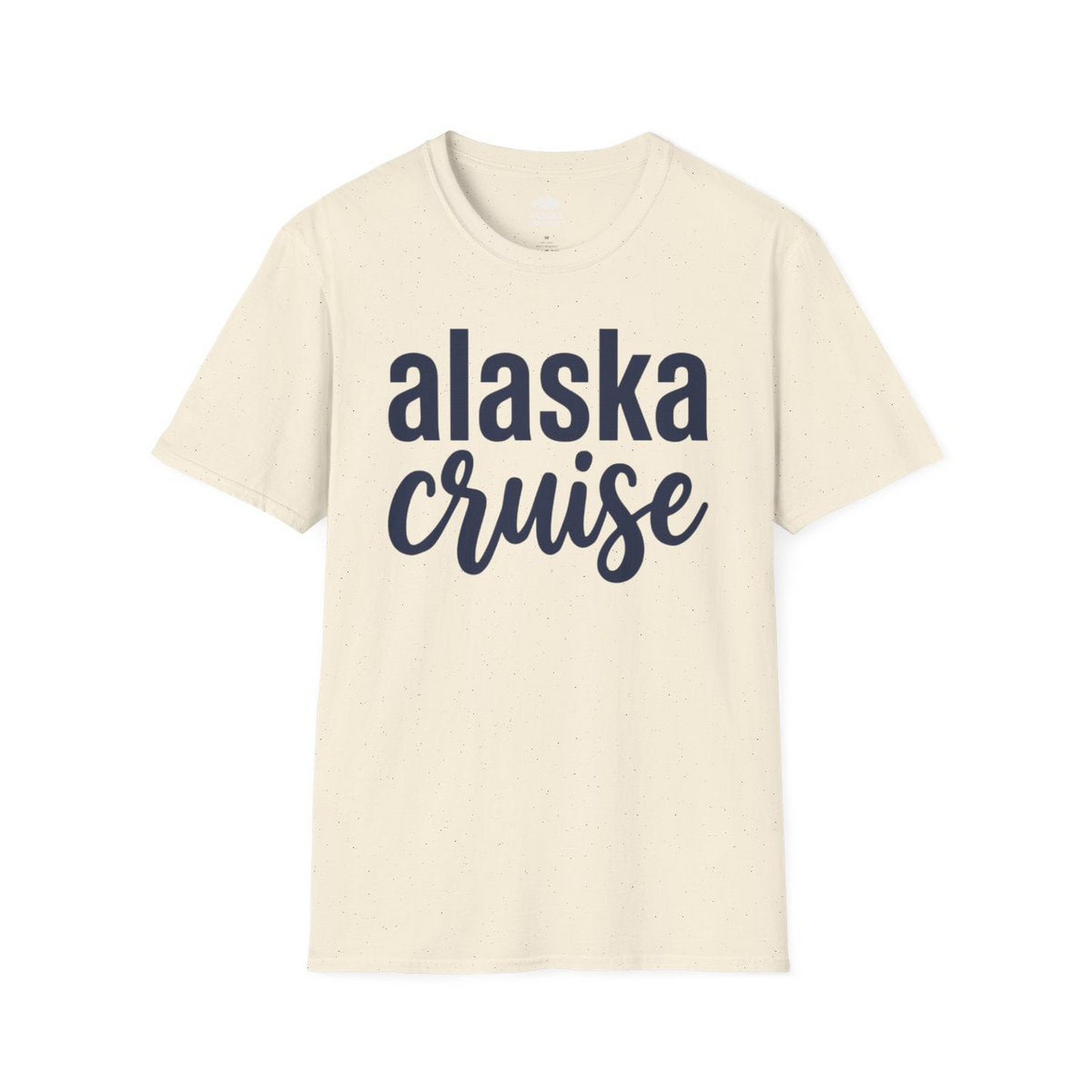 Bold Alaska Cruise Typography Shirt for Vacation Memories — T-Shirt T-Shirt – Natural – Alaska Cruise Shirts