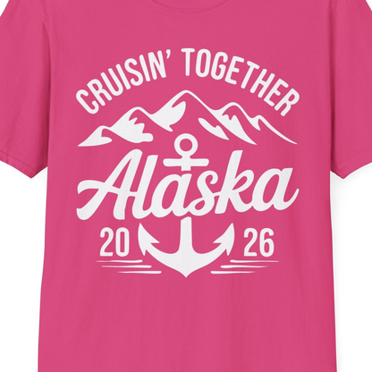 Alaska Cruise Shirt T-Shirt – Heliconia – Alaska Cruise Shirts Close Up