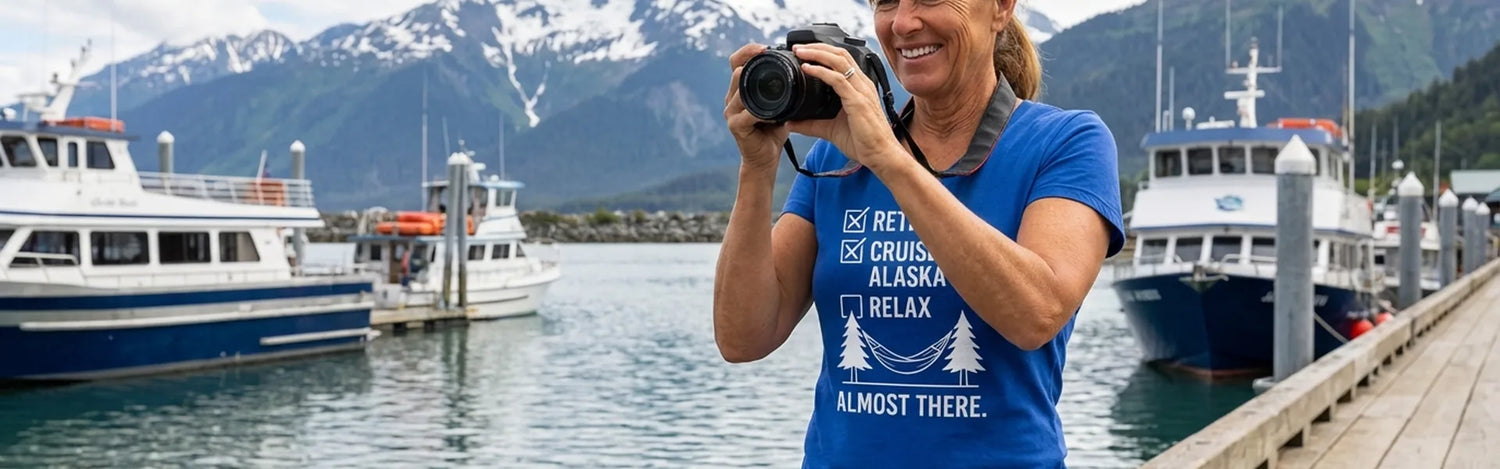 V-Neck Alaska Cruise Tees - Alaska Cruise Shirts collection hero banner