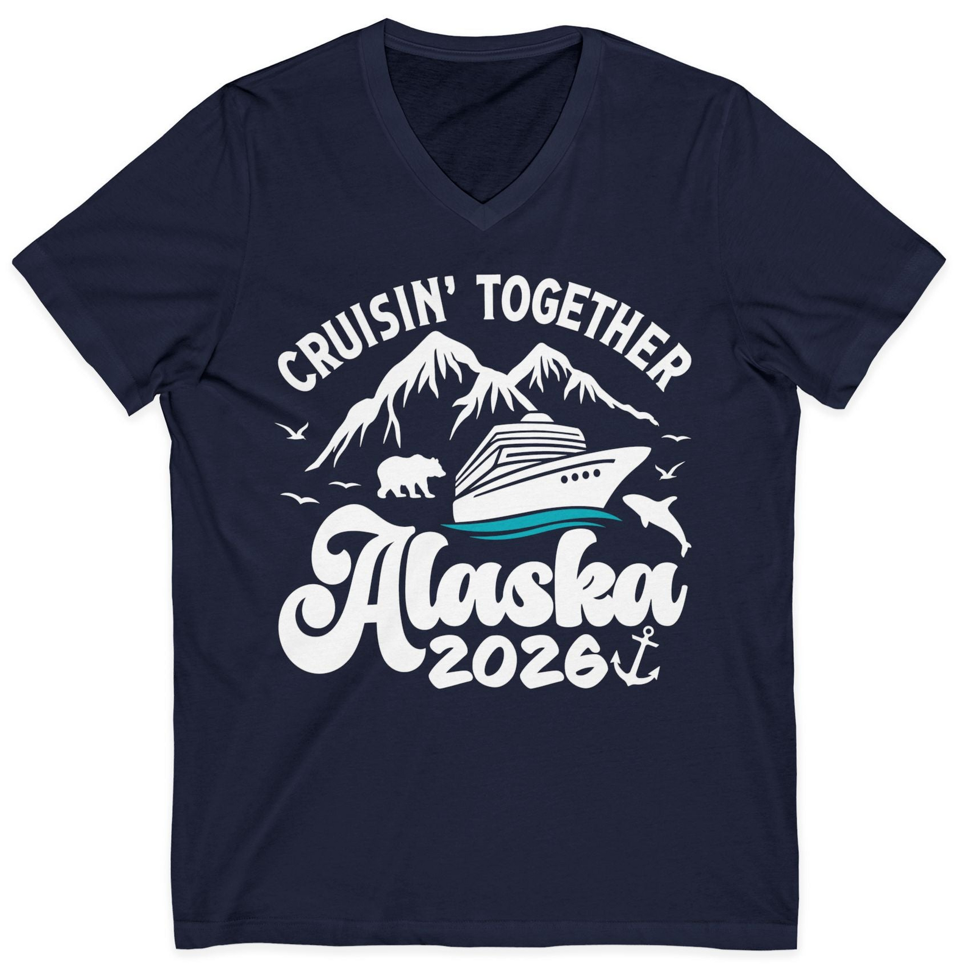 Alaska Cruise Adventure Shirt V-Neck Shirt – Alaska Cruise Shirts