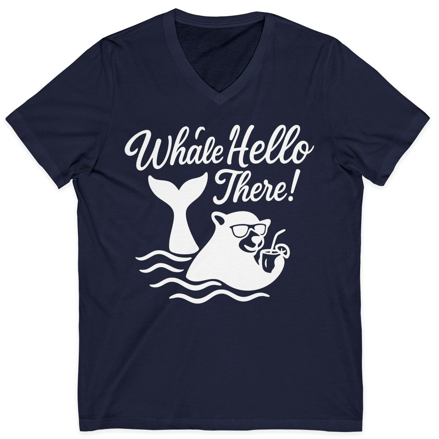 Whale Hello There Shirt V-Neck Shirt – Alaska Cruise Shirts