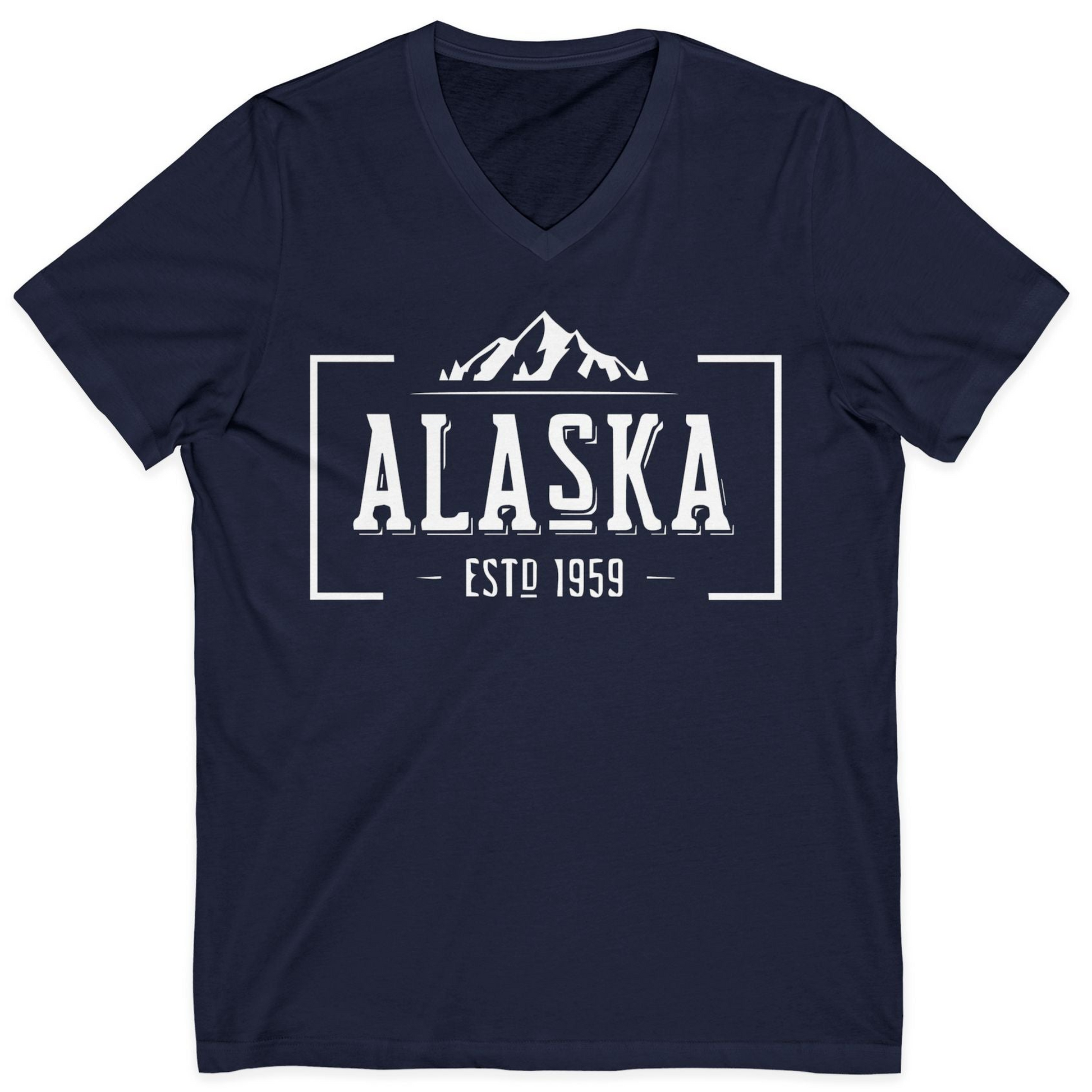 Vintage Alaska Estd 1959 Shirt V-Neck Shirt – Alaska Cruise Shirts