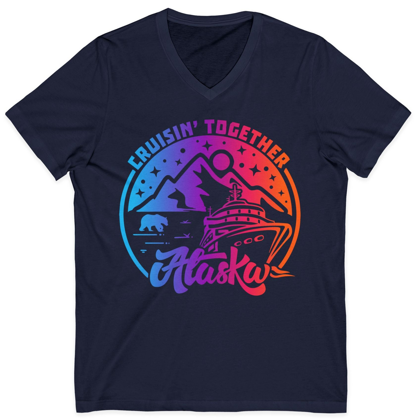 Alaska Cruise Shirt V-Neck Shirt – Alaska Cruise Shirts