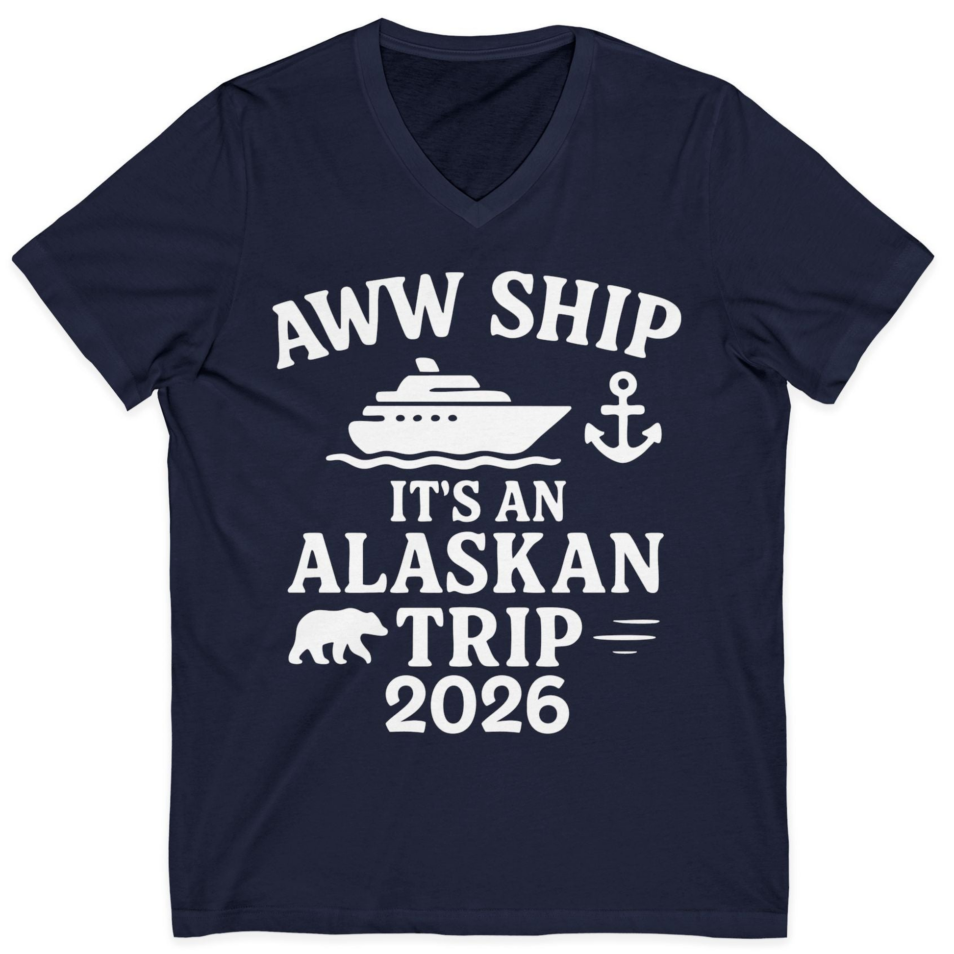 Alaska Cruise Shirt V-Neck Shirt – Alaska Cruise Shirts
