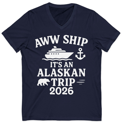 Alaska Cruise Shirt V-Neck Shirt – Alaska Cruise Shirts