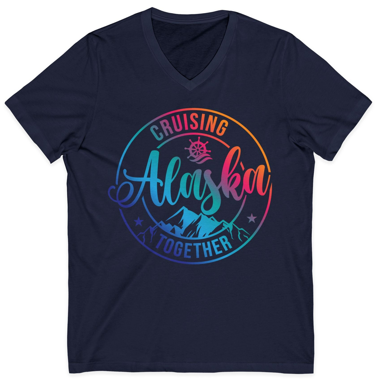 Cruising Alaska Together Shirt V-Neck Shirt – Alaska Cruise Shirts
