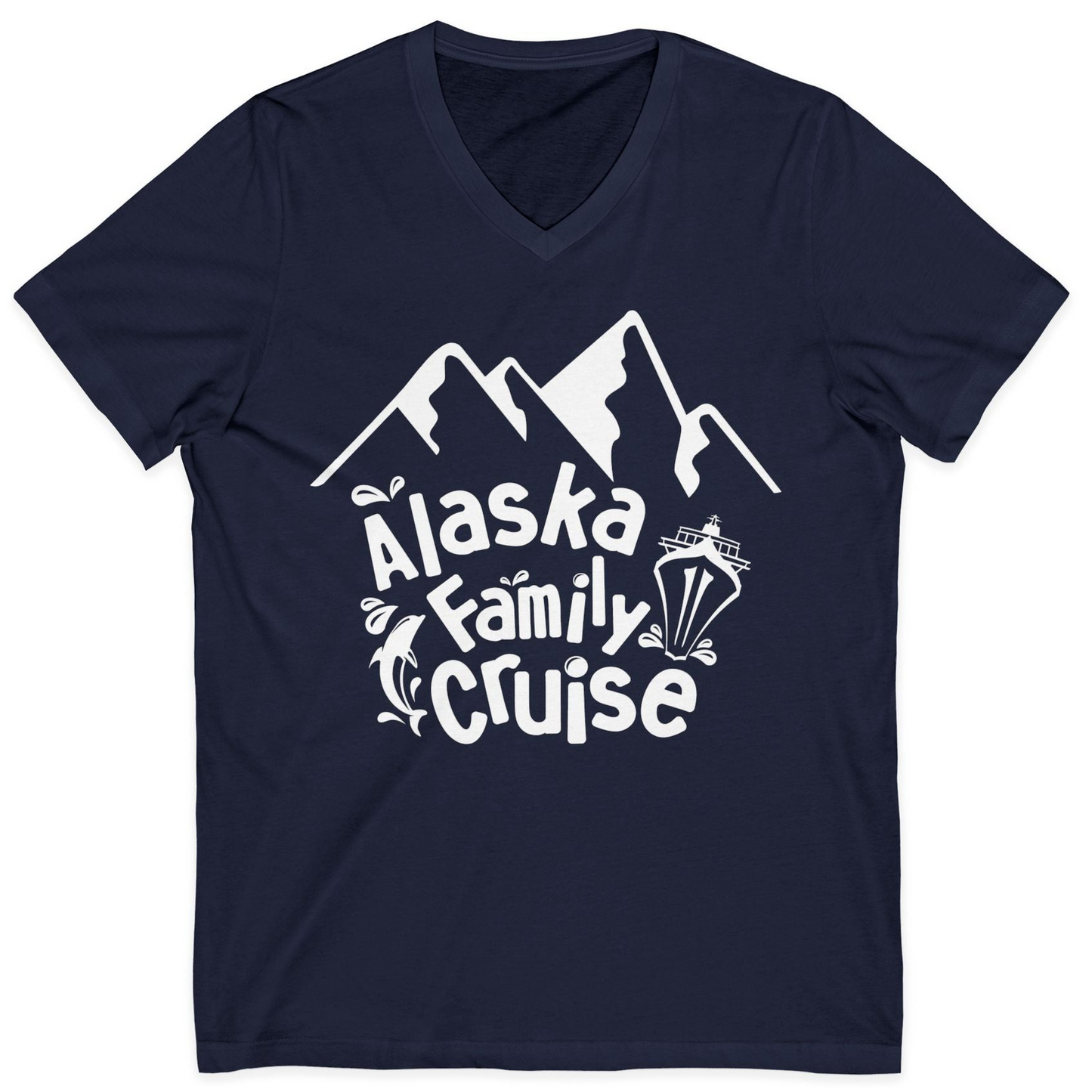Alaska Family Cruise Adventure Shirt V-Neck Shirt – Alaska Cruise Shirts