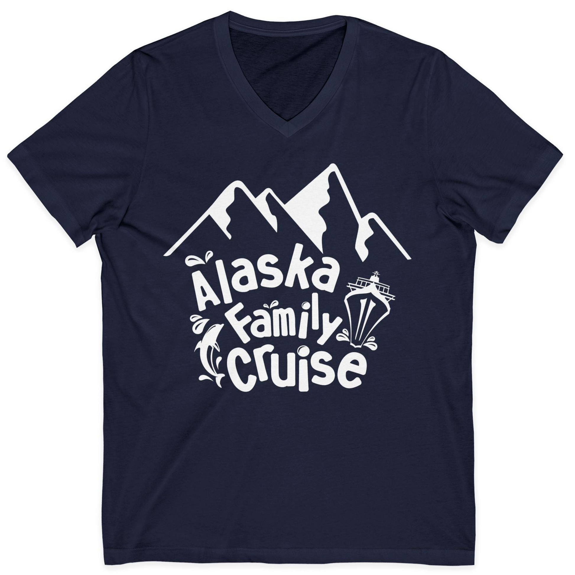 Alaska Family Cruise Adventure Shirt V-Neck Shirt – Alaska Cruise Shirts