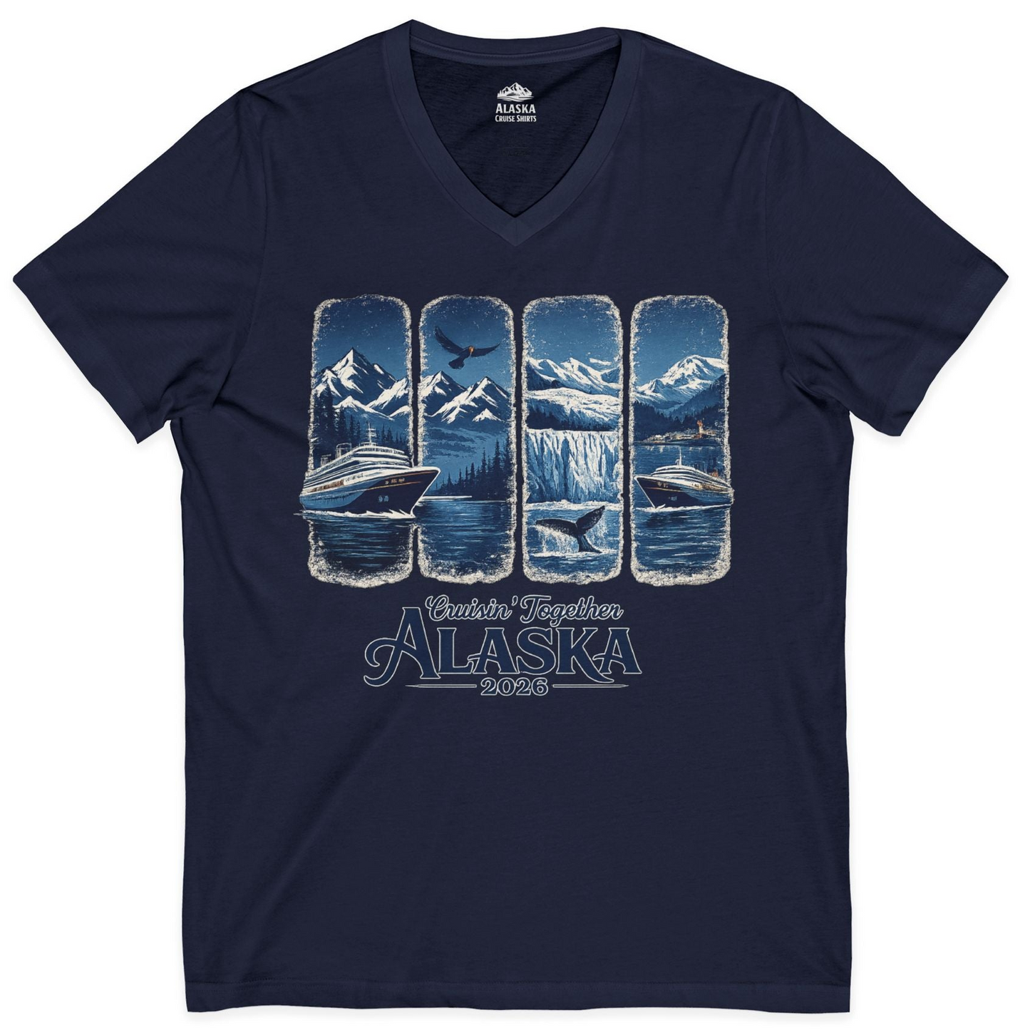 Alaska Cruise Adventure Shirt V-Neck Shirt – Alaska Cruise Shirts